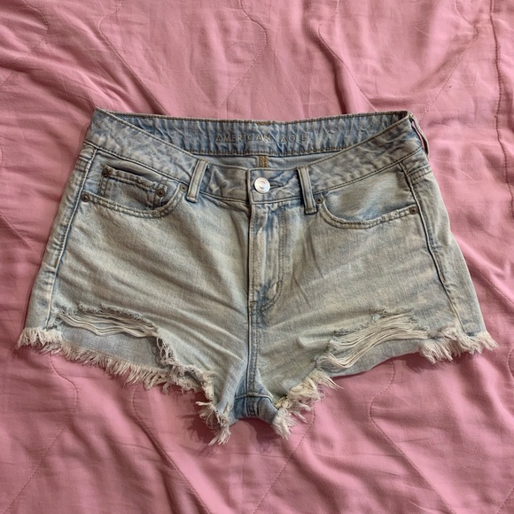American Eagle Outfitters Pants - American Eagle- Light-washed Tomboy Denim Shorts